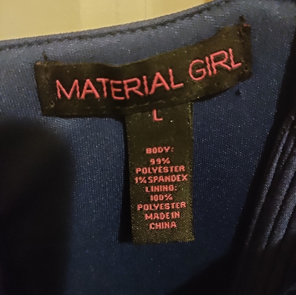 Figure Flattering Blue Cocktail Dress - Picture 3 of 3